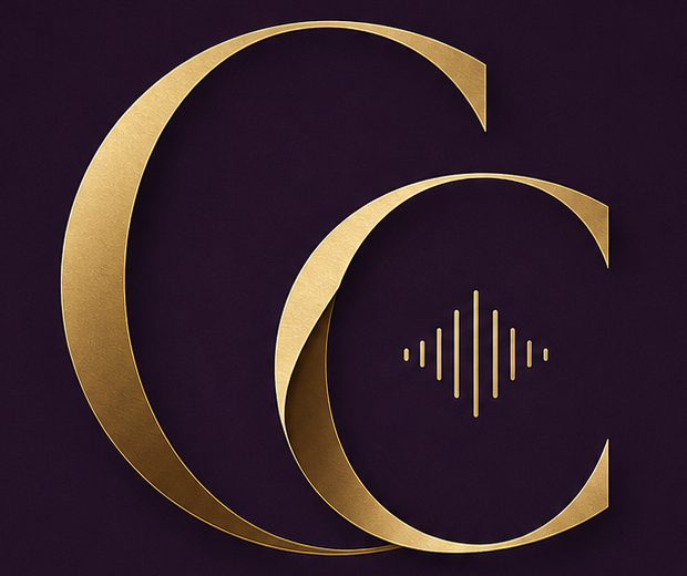 ChaCha Communicatie gouden CC-monogram